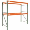 Global Industrial Teardrop Pallet Rack Starter, 96W X 48D X 120H B2282506N